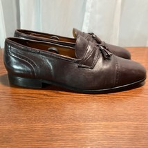 Pierre Cardin Espace Loafer Mens 10.5 EEE Burgundy Leather Tassel Dress Shoe - £34.59 GBP
