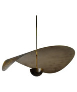 Tarnished Bronze Handmade Ceiling Sculptural Pendant at 29”/ 73.66cm dia... - $428.26