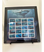 Sharks! - Collectible Postage Stamp Framed Artwork - $69.99