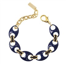 Tova amherst reversible bracelet in Navy/Forest Green - size One Size - £36.50 GBP