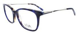 Viva by Marcolin VV4522 092 Women&#39;s Eyeglasses Frames 51-16-140 Blue - £34.88 GBP