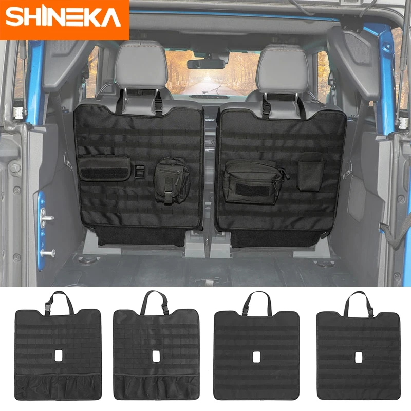 SHINEKA Stowing Tidying For Ford Bronco 2021 2022 Car Seat Cover Back Storage - £58.38 GBP