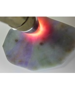 Icy Lavender/Green Burma Jadeite Jade Polished Slice Stone # 210 g # 105... - €2.257,92 EUR