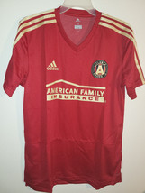 Adidas Mls Atlanta United Fc Red Team Training Jersey Men&#39;s S - £15.24 GBP