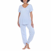 Honeydew Embroidered Short Slv Lounge Set 2-pc  Lt Blue Paws Women&#39;s Sz ... - $430.41 MXN