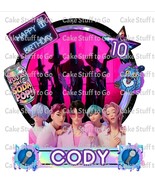 Custom KPop Demon Hunter Saja Boys Edible Cake Topper - $23.93 CAD