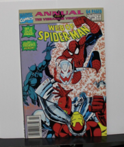 Marvel Comics Web of Spider-Man Annual #7 1991 Vibranium Part 3 - £5.26 GBP