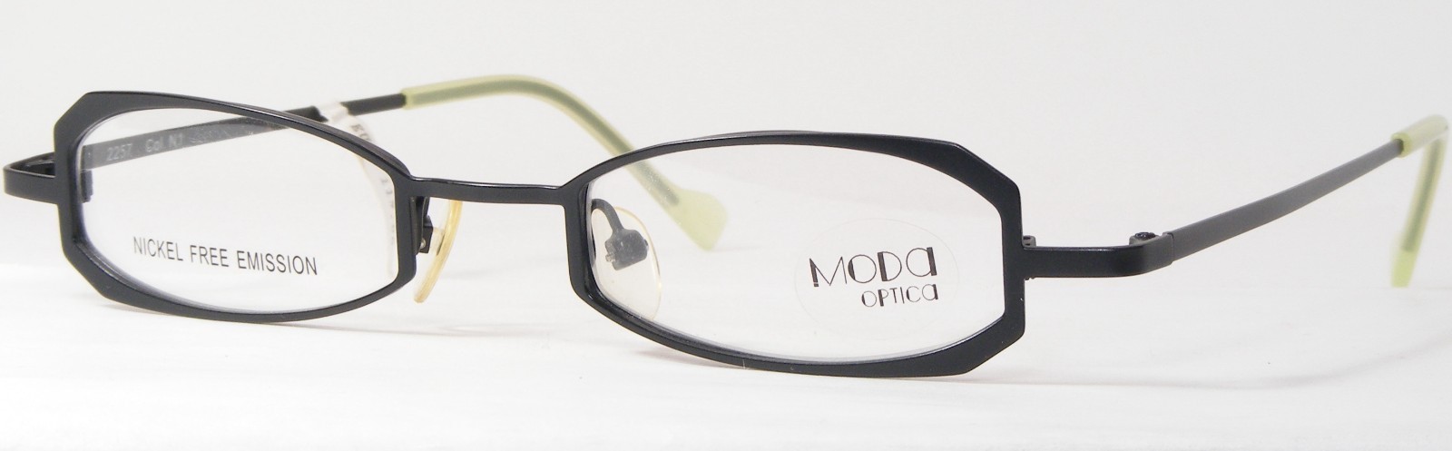 Vintage Moda Óptica MO 2257 N1 Negro Único Raro Gafas 43-21-139mm Alemania - $76.27