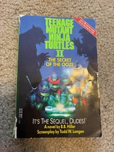 Teenage Mutant Ninja Turtles Ii Secret Of The Ooze Dell Paperback Book 1991 - £6.02 GBP