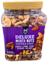 Member&#39;s Mark De Luxe Mixed Nuts with Sea Salt 34 Oz EXP 04/2026 - $25.72