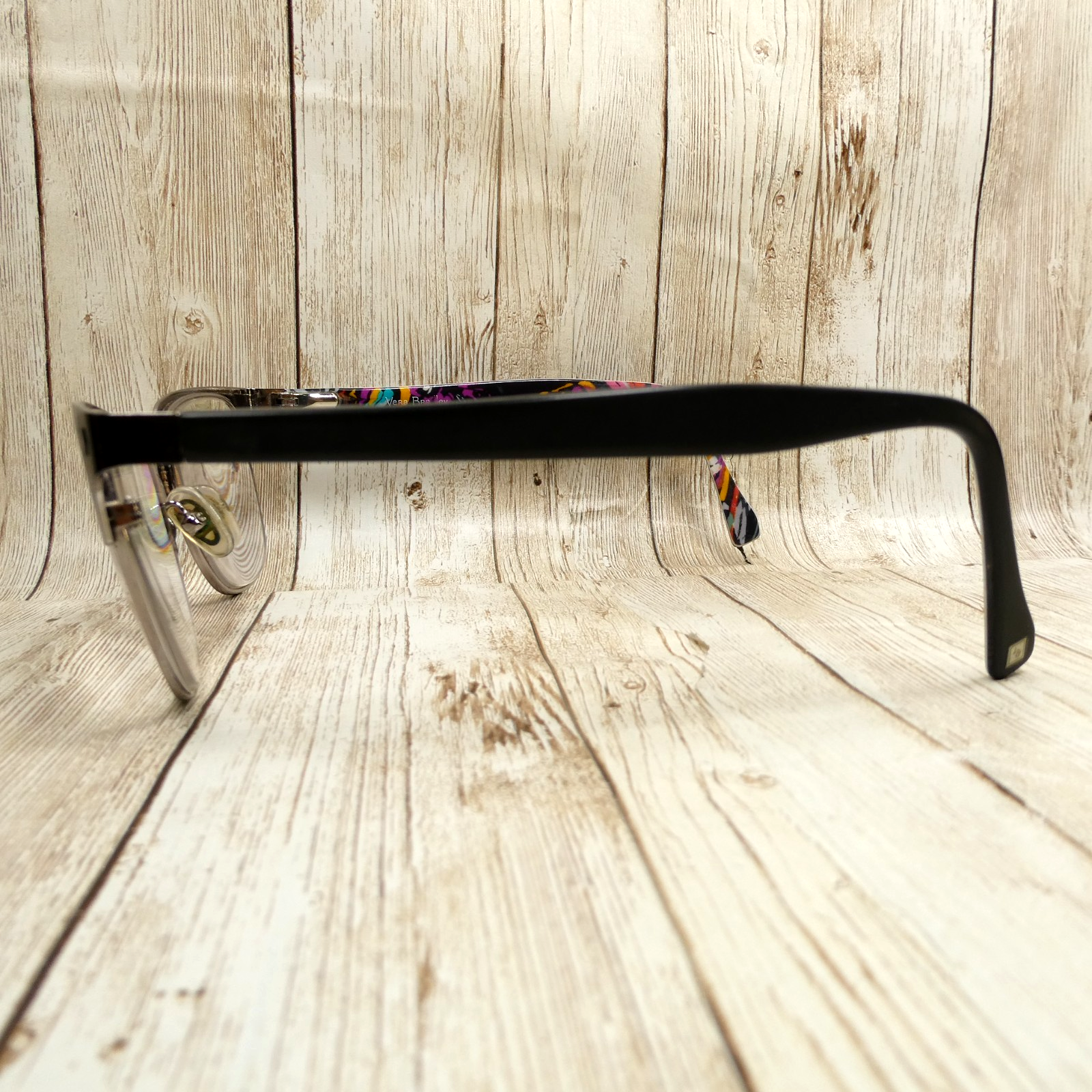 Vera Bradley Brynn Black Eyeglasses FRAMES w/Case - Butterfly Flutter 51-19-140 Item image 8