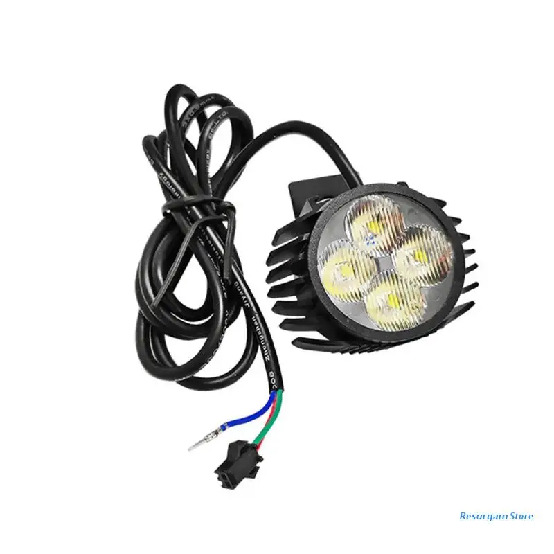 Electric Bicycle Headlight Ebike Headlight Front Bicycle Electric Light ... - $93.57