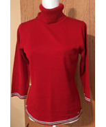 Vintage Tommy Hilfiger Ladies Turtleneck Sweater size Small Red NWT - $30.00