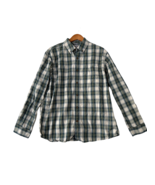CARHARTT Mens Shirt Relaxed Fit Blue Plaid Button Down Long Sleeve Size L - £13.06 GBP