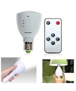 LED Rechargeable Emergency Bulb - 2-in-1 Light &amp; Flashlight - E27 Base -... - $20.00