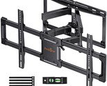 Ul Listed Full Motion Tv Wall Mount For Most 3782 Inch Flat Curved Tvs U... - £77.12 GBP
