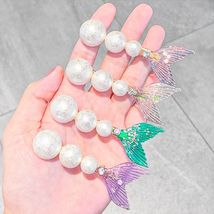 Mermaid Hair Clip For Girls, Teens And Women I Pearl Fish Tail Barrette ... - £7.18 GBP