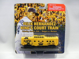 Seattle Mariners Felix Hernandez 2014 Promo Train Car Collectible King&#39;s Court - £12.55 GBP