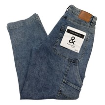 &amp; Everything Jeans Mens 33/30 Workwear Fit Cargo Denim Utility Workwear ... - $47.93 CAD