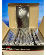 BULK LOT OF 25~Brown Box Blank Wall Plates 2129B~Cooper Wiring - $24.79 CAD