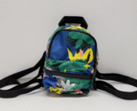 Adidas Her Studio London Mini Backpack Travel Purse Bag Blue Green Yellow - $43.55