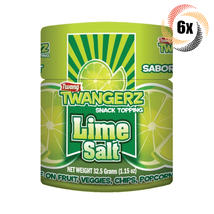 6x Shakers Twang Twangerz Lime Flavored Salt Snack Topping 1.15oz Fast S... - $17.48