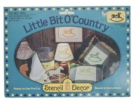 Stencil Decor Stencils Rocking Horse Country Toy Pre Cut Reusable 1953  - $9.59