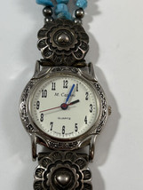 M. Casini Sterling Silver PTG Native American Glass Watch Charm Bracelet... - $64.30