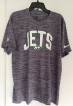 Nike New York Jets Nfl Dri Fit Stay Cool Coaches On Field Polo Shirt Sz Large - £18.17 GBP