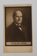 Vintage 1908 Art Print William Jennings Bryan Portrait Post Card - £7.89 GBP