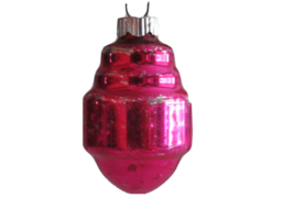 Vtg Shiny Brite Mercury Glass Christmas Ornament Tornado Lantern Bullet ... - $159.37 MXN