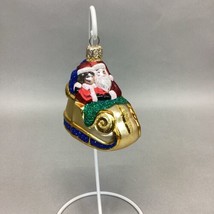 PATRICIA BREEN &quot;Love is in the Air&quot; Glass Christmas Ornament - No Tag - $19.79