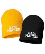 DADS MATTER Embroidered Cuffed Beanie Hat (PARENTAL ALIENATION) Winter Hat - €13,68 EUR