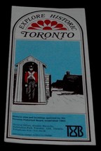 Explore Historic Toronto, Vintage Tour Pamphlet, VGC - $2.96
