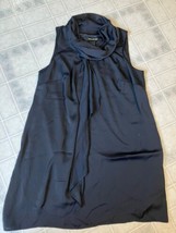 Lane Bryant Short Shift sleeveless Dress with Large neck Bow Size 14 Lined - £25.45 GBP
