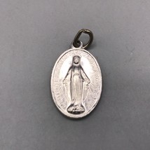 Vintage Mary Conceived Without Sin Medallion Pendant - $13.85