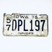 1975 United States Iowa Linn County Duplicate License Plate 57 DPL197 - $223.89 MXN