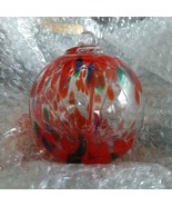 Hanging Glass Ball 3&quot; Diameter Red, Green &amp; Blue Witch Ball (1) WB106 - $20.57 CAD