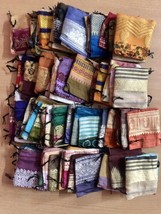 100 Pc Assorted Jewelry Pouch, Tassle Bag, Wedding party favor, 7.5 X 8.5cm - £47.34 GBP