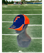 Florida Gators F Blue Orange Strapback Hat Fan Favorite NCAA Collegiate ... - £16.07 GBP