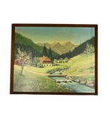 1956 Antique Tyrol House Oil Painting C. Hartl Framed 57*70cm-
show orig... - $659.10 CAD