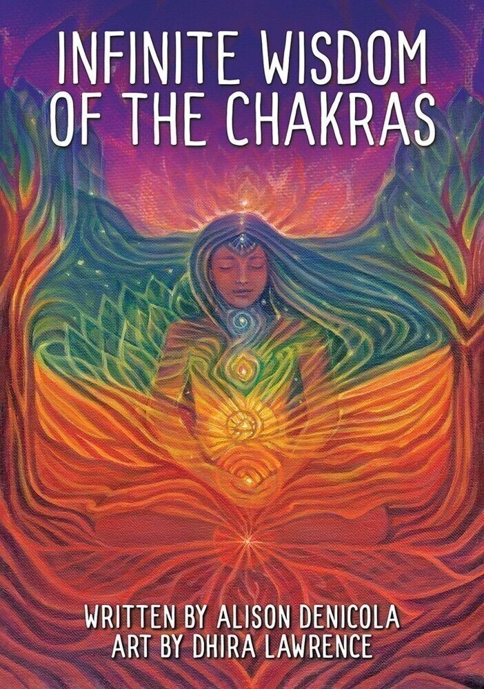 Infinite Wisdom of the Chakras Learning Deep Healing Oracle Cards A DeNi... - $27.72