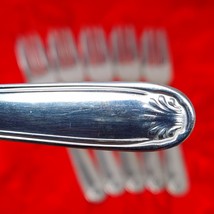 6X Inox France Cocktail Forks Shell Stainless 6&quot; - $12.98