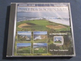 Pebble Beach Golf Links &amp; Other Courses Screen Saver Windows CD-ROM Sealed Oop - £7.64 GBP