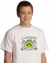 Corrigan Irish Coat of arms tee Shirt in White - £12.57 GBP+