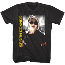 Terminator Dark Fate Sarah Conner Movie Poster Men&#39;s T Shirt Cyborg Savior Top - £19.91 GBP+