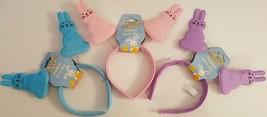 Easter Bunny Headbands Bouncy, Select: Blue, Pink or Purple - £2.37 GBP