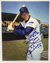 Glenn Beckert (d. 2020) Autographed Glossy 8x10 Photo - Chicago Cubs - £8.00 GBP