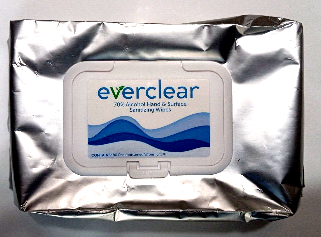70% Alcohol Wipes, Sanitary/Disinfectant Wipes, Multi-Use, 8 packs of 80 Counts