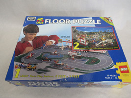 LEGO Rose Art Floor Puzzle 2 In 1 1996 Racing Series complete - $6.93